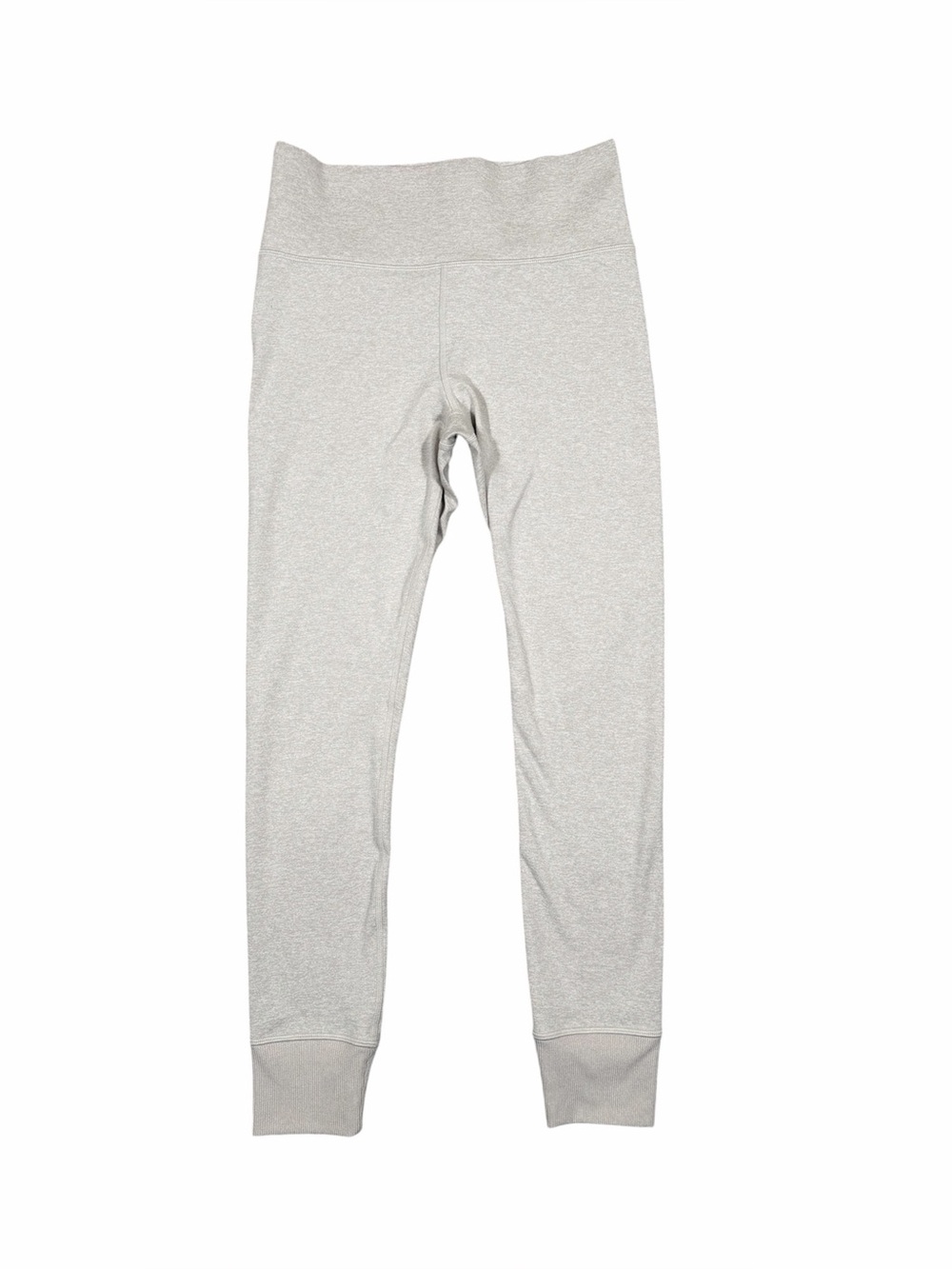 Athleta SoftLuxe High Rise Tight/leggings TAN heather/oatmeal size MEDIUM
